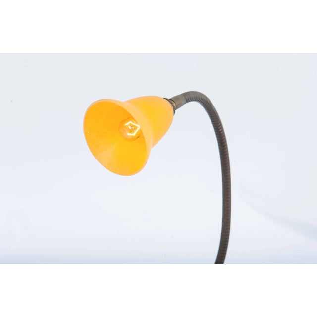 Iron and Yellow Glass Lamps by Rob Nollet, 1980s, Set of 2 For Sale - Image 9 of 11