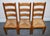 Vintage French Farm Country Dining Chairs, 1950s, Set of 6 For Sale - Image 6 of 17