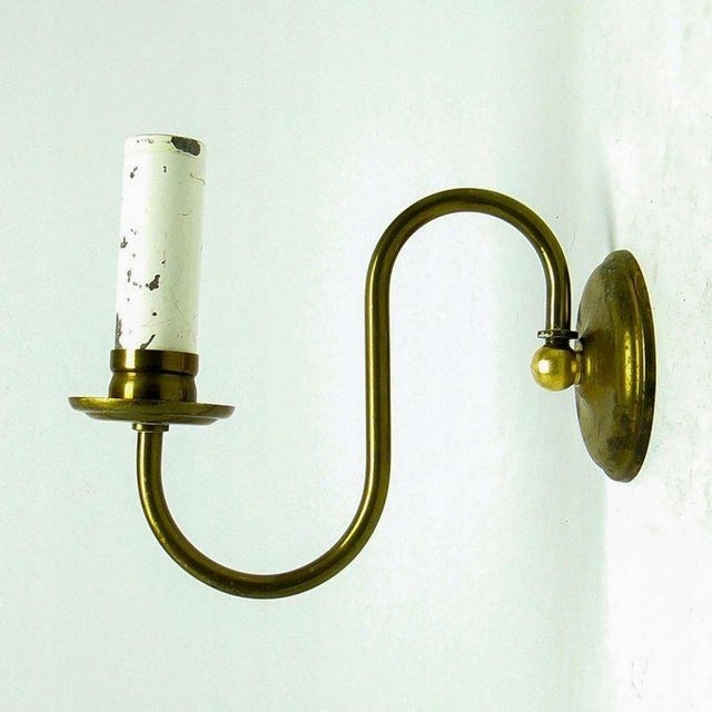 Vintage Wall Lamp in Metal, 1920s For Sale - Image 6 of 9