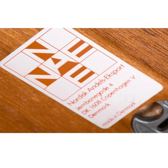 1970s Mid-Century Danish Teak Sliding Top Desk For Sale - Image 9 of 11