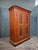 Brown 19th Century Alsatian Wardrobe in Polychrome Wood For Sale - Image 8 of 11