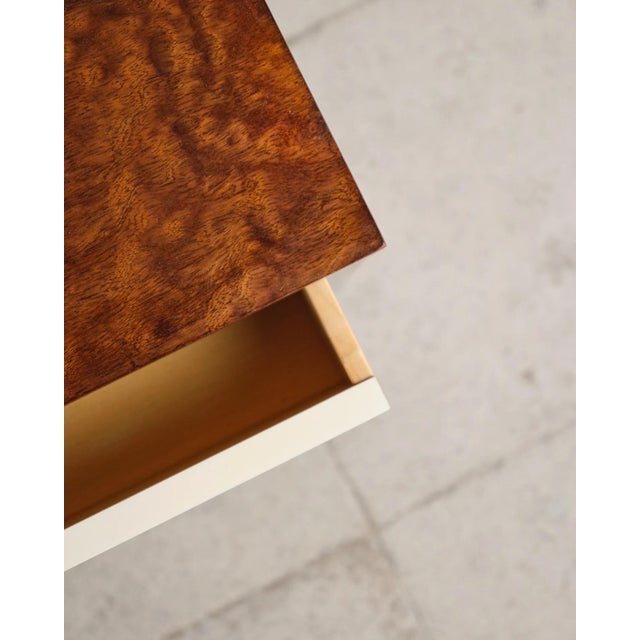 Mahogany Bedside Tables with Drawers by Florence Knoll for Knoll International, Germany, 1960s, Set of 2 For Sale - Image 12 of 18