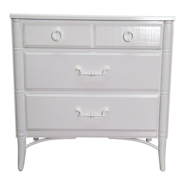 Thomasville Faux Bamboo Chest Of Drawers Circa 1967 Chairish