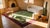 1920s Green Floral Modern Antique Chinese Art Deco Carpet 9' X 11'6" Handknotted Wool Rug For Sale - Image 10 of 10