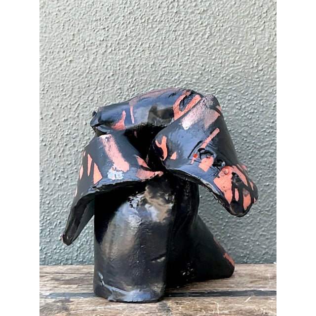 Vintage Ceramic Abstract Sculpture For Sale - Image 10 of 12