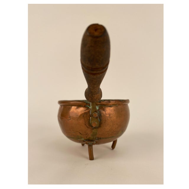 Antique African Copper Brazier-Style Fireplace Saucepan For Sale - Image 4 of 9