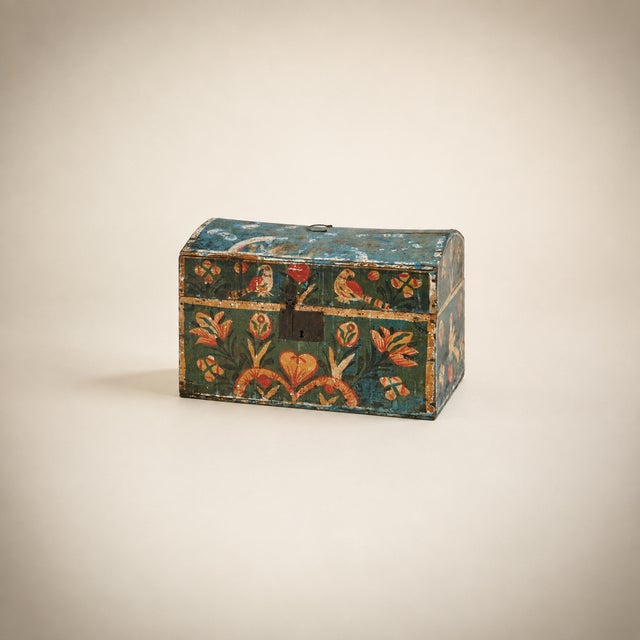 Folk Art Norman Wedding Boxes, France, 1890, Set of 6 For Sale - Image 4 of 10