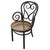 Art Nouveau Late 19th Century Large Victorian No.4 Bent Oak Cafe Daum Style Bentwood Armchair by Thonet For Sale - Image 3 of 6