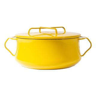 Dansk Kobenstyle Yellow 4 Quart Casserole Pot by Jens Quistgaard For Sale