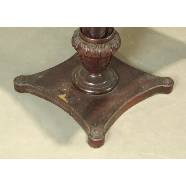 1930s Pair of Traditional English Style Plume Lamp Tables Styled After the Duke of Windsor's Ostri For Sale - Image 4 of 5