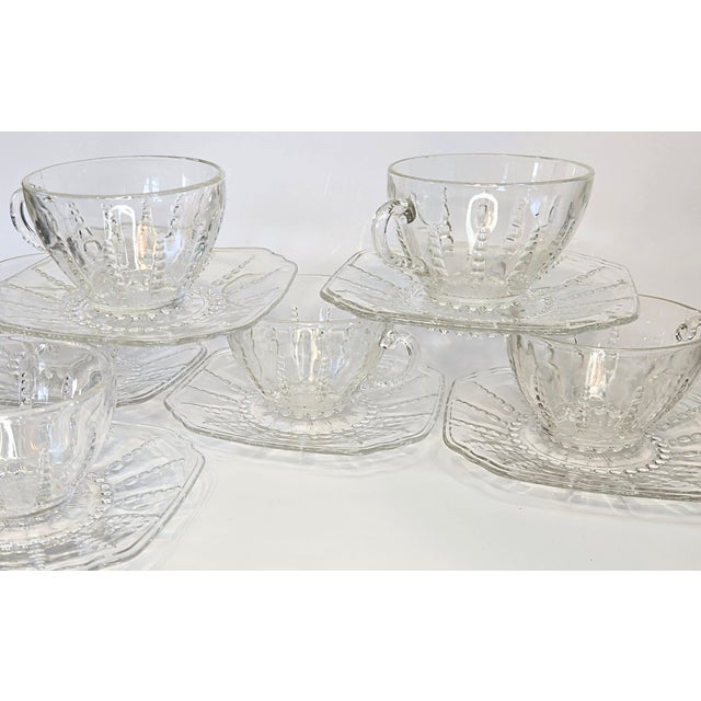 Boho Chic Vintage Coastal Starburst Teaset- Set of Twelve For Sale - Image 3 of 16
