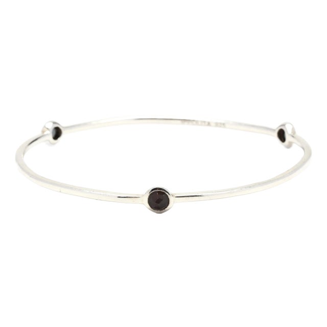 Ippolita Rock Candy Hematite Bangle Bracelet, Sterling Silver For Sale