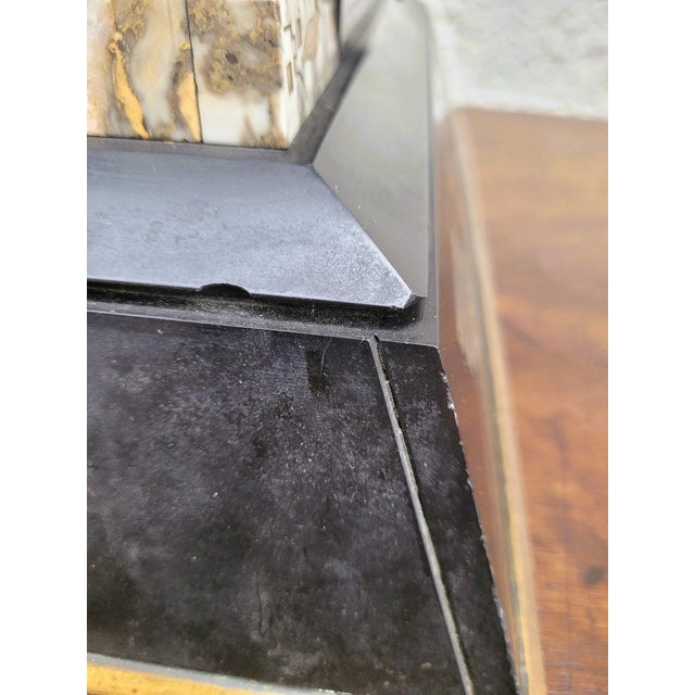 Egyptomania Marble Clock, 19th Century For Sale - Image 5 of 18