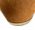 1960s Georges Briard Brown Suede Ice Bucket With Gold Tone Chain Handle MCM 1960s Mid-Century For Sale - Image 5 of 12