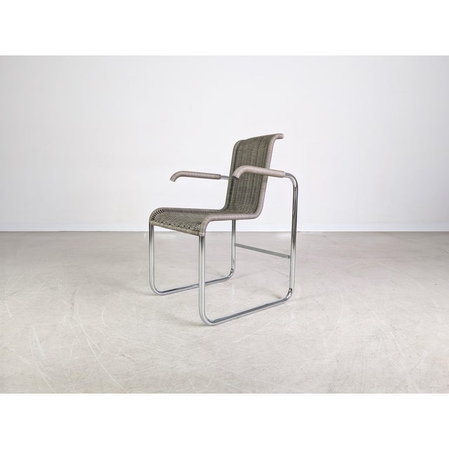 Woven Grey D26E Cantilever Armchair from Tecta For Sale - Image 6 of 9