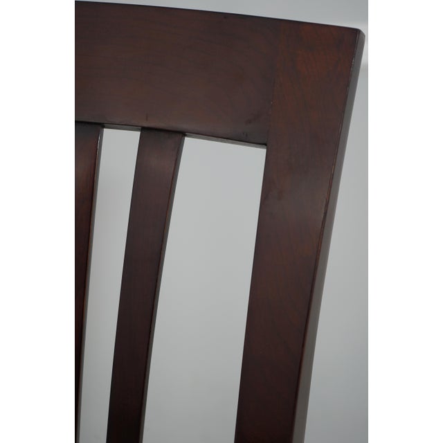 Set of 6 Stickley Cherry Metropolitan Dining Chairs For Sale - Image 16 of 18
