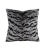 Contemporary The House of Scalamandré Tigre Pillow, Silver & Black For Sale - Image 3 of 3