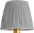 Traditional Visual Comfort Signature 6" Pleated Blue Linen Shade For Sale - Image 3 of 3