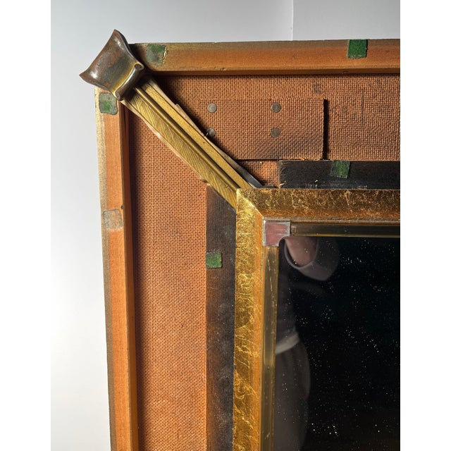 Silver Vintage High End Designer 1940s Italian / French Style Mirror by Nurre Company For Sale - Image 8 of 9