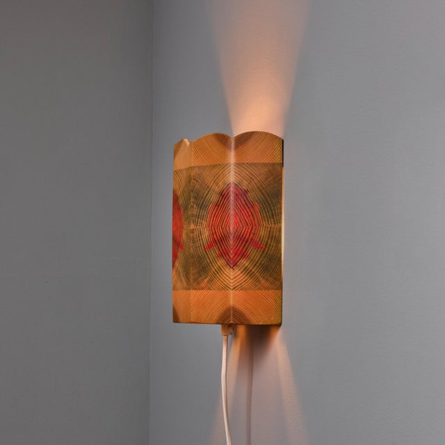 1960s Wood Wall Lamps Attributed to Hans-Agne Jakobsson for Ab Ellysett - a Pair For Sale - Image 10 of 18