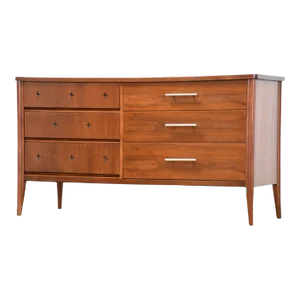 Refinished Walnut Dresser by Saga