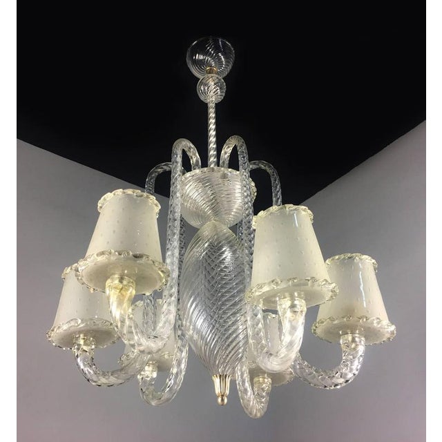 Vintage Chandelier in Murano, 1940s For Sale - Image 3 of 18