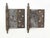 Pair of 6.25 X 4.5 Steel Hammered Commercial Door Hinges For Sale - Image 4 of 4