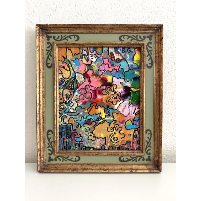 “Sleeping City” is an original acrylic painting on canvas board from Serg Graff’s imaginative "Adventures M" collection....