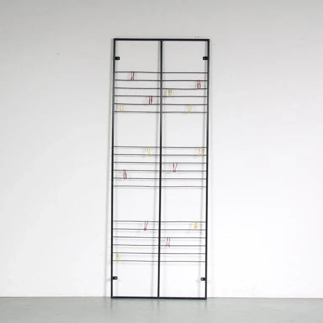 Black Tone Ladder Coat Rack by Coen de Vries for Devo, Netherlands, 1950s For Sale - Image 8 of 12