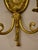 1990s French Louis XVI Style Brass Two Light Sconces - A Pair For Sale - Image 4 of 5