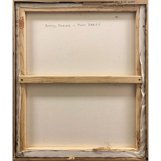 Chestnut Bentwood Chair, High-Waisted Dress', Post-Impressionist Oil by Jill Davenport For Sale - Image 8 of 11