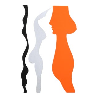 Bob Cato Nude in Profile circa 1970 For Sale