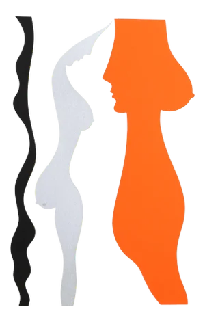 Bob Cato Nude in Profile circa 1970