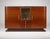 Art Deco credenza in palisandro and black marble. Excelent condition.