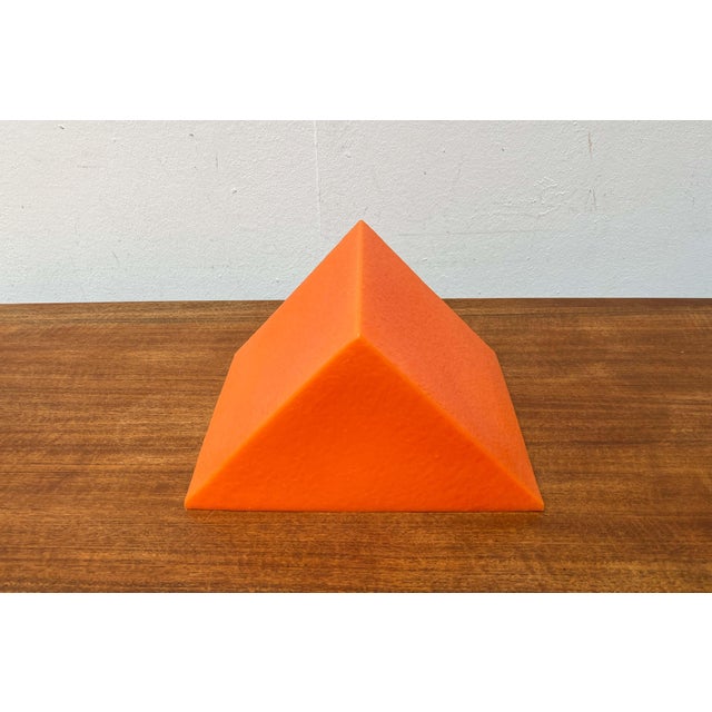 Postmodern Orange Prism Shape Floor or Table Lamp from Heico, 1980s For Sale - Image 10 of 18