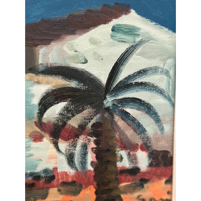 Tage Gavik, Puerto De La Cruz, 1950s, Oil Painting on Canvas, Framed For Sale - Image 7 of 13