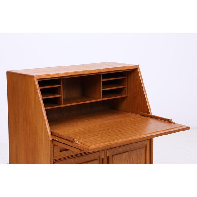 Wood Danish Teak Secretary from Dyrlund For Sale - Image 7 of 17