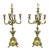 Vintage French Candleholders in Brass, Set of 2 For Sale