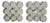 Disc Wall Sconces attributed to Vistosi, Murano, 1970, Set of 2 For Sale