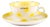 Yellow Dots Porcelain Collection Tea Cup from Litolff For Sale