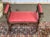 Breton walnut piano stool from the 1930s - W=79cm D=38cm H=62cm HA=40cm