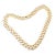 Vintage Hermes 18k Yellow Gold Link Necklace For Sale