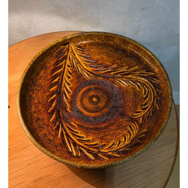 Mid 20th Century Large Vintage French Ceramic Piece from Accolay, 1950 For Sale - Image 5 of 5