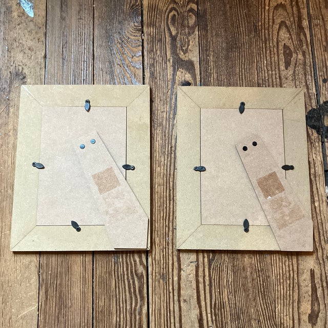 Contemporary 2 Original Wayne Cunningham Abstract Marker Drawings in Tabletop Ruler Frames - Set of Two For Sale - Image 4 of 4