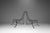 Oversized Modernist Wrought Iron Sculptural "Spine Chair" in the Manner of Andre Dubreuil, United States, C. 1980s For Sale - Image 12 of 18