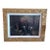 Antique 19th Century Landscape Oil Painting in Acorn & Oak Leaf Giltwood Frame For Sale