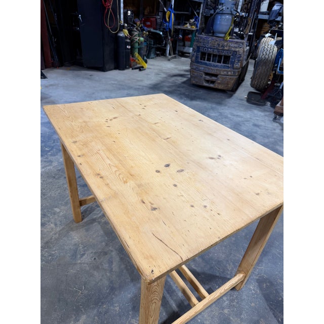 English 19th Century Pine Side Table Desk For Sale - Image 3 of 15