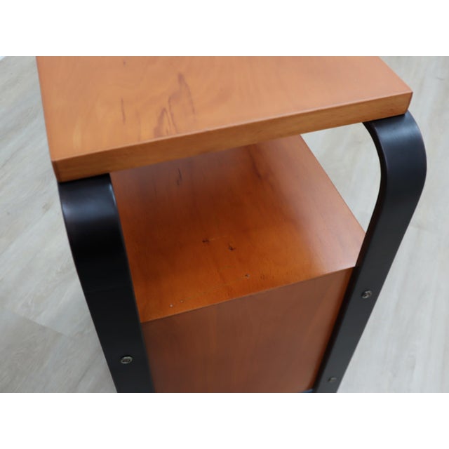 Brown Nightstands attributed to Giuseppe Pagano for Pogatschnig, 1940s, Set of 2 For Sale - Image 8 of 16