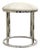 Pasargad Home Safari St. Steel Frame Cowhide Stool For Sale