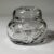 This stunning vintage Bohemian crystal candy dish, made in 1961, features a beautifully detailed quilted cut glass design....